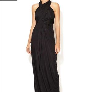 Jersey Crossover Gown - Bridesmaid or Prom Dress